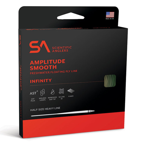 Amplitude Smooth Infinity Camo Fly Line