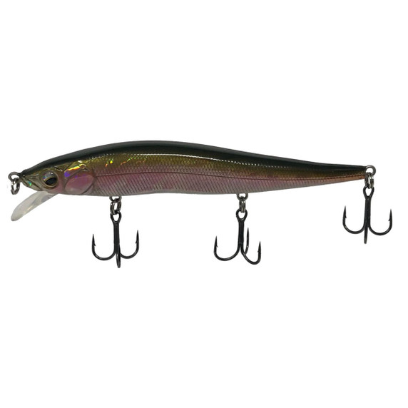 Head Hunter Minnow Jerkbait Image in Neon Rainbow