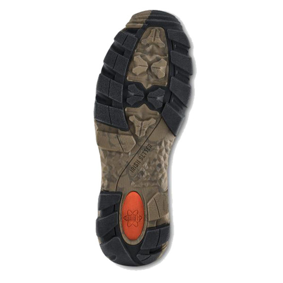 Irish Setter VaprTrek Mens 8" Waterproof Lather Camo Hunting Boot Sole Image