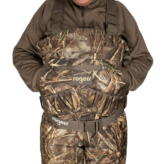 Rogers Lady Hunter 2-in-1 Insulated Breathable Wader Pocket Image in Realtree Max 7