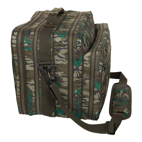 Drake Waterfowl Ol' Tom Treasure Chest Side Image in Mossy Oak Greenleaf