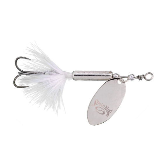 Strike King Bitsy Spinner Fishing Lure Image in Carolina Chrome
