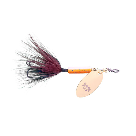 Strike King Bitsy Spinner Fishing Lure Image in Rootbeer