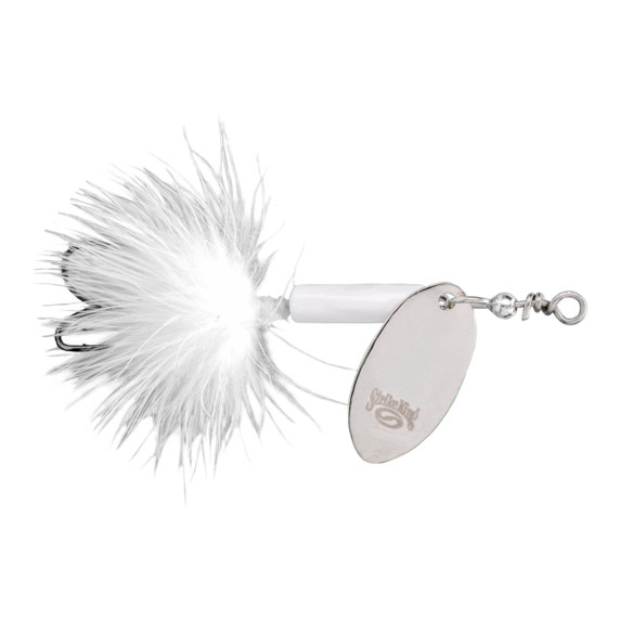 Strike King Bitsy Spinner Fishing Lure Image in White