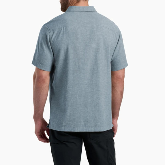 Kuhl Getaway Short Sleeve Shirt Back Image in Desert Sky