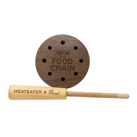 Phelps Game Calls MeatEater X Phelps Slate-Over-Glass Turkey Pot Call Back Image