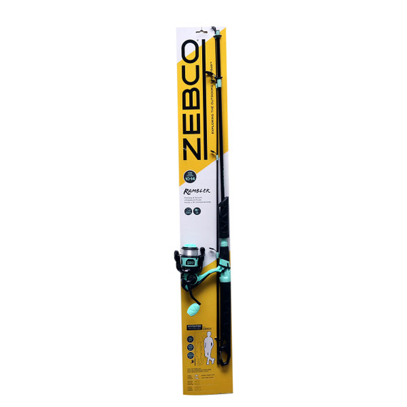 Zebco Rambler 5'3" 2-Piece Spinning Rod and Reel Combo