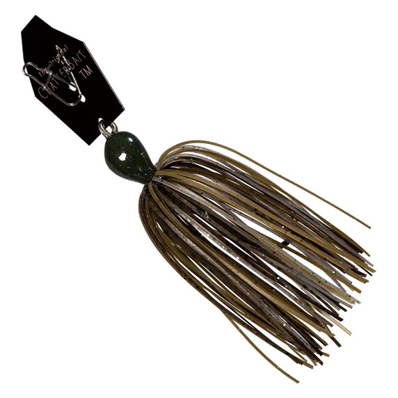 Image of the Z-Man Big Blade Chatterbait in Green Pumpkin Candy