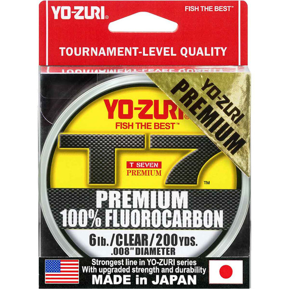 T-7 Premium Fluorocarbon 200 Yard Fishing Line