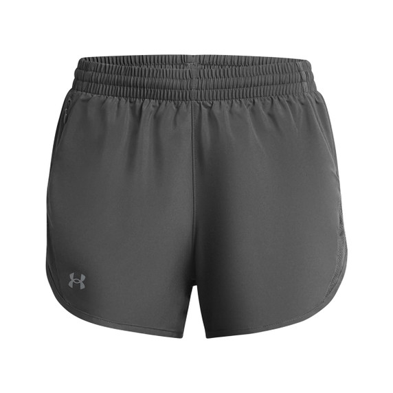 Under Armour Women's Fly By 3" Shorts Front Image in Castle Reflective