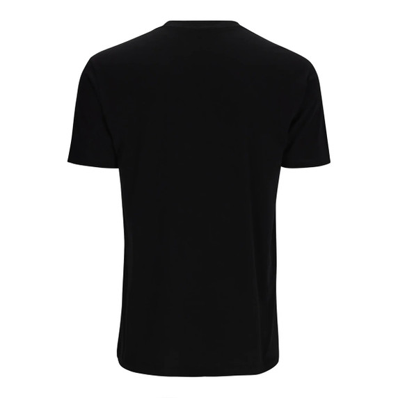Simms Trout Regiment Camo Fill T-Shirt Back Image in Black
