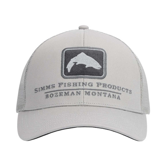 Simms Double Haul Icon Trucker Hat image in Cinder