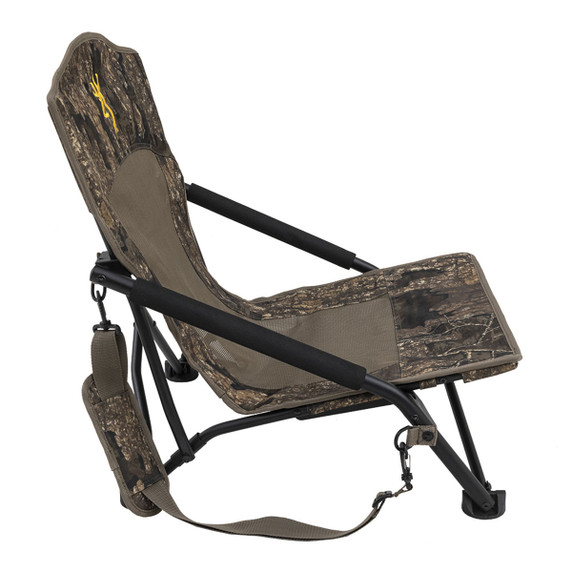 ALPS OutdoorZ Browning Strutter Chairs Side Image in Realtree Timber