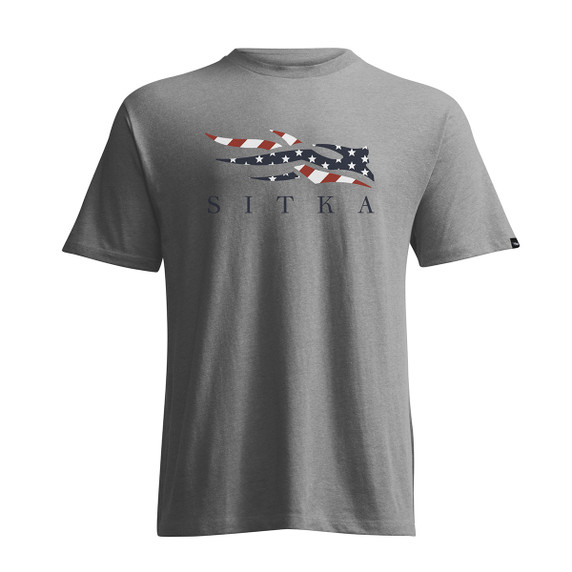 Sitka Icon Flag Tee Image in Medium Grey Heather Image