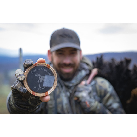 David Halloran Crystal Mistress Turkey Pot Call In-the-Field Image