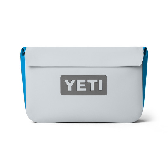Yeti Sidekick Dry 3L Gear Case Front Image in Fog Gray/Blue