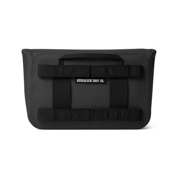 Yeti Sidekick Dry 3L Gear Case Back Image in Black