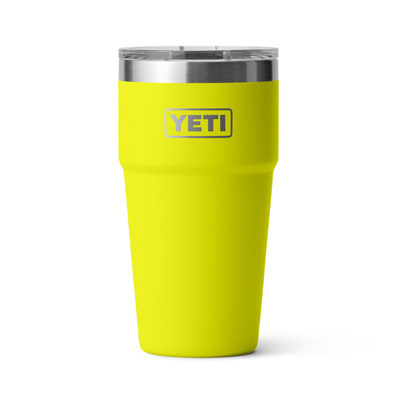 Yeti Rambler 20 oz. Stackable Cup with MagSlider Lid Image in Firefly Yellow