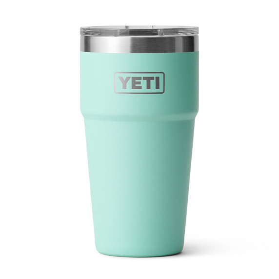 Yeti Rambler 20 oz. Stackable Cup with MagSlider Lid Image in Seafoam