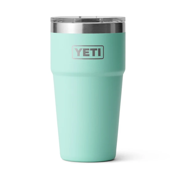 Yeti Rambler 20 oz. Stackable Cup with MagSlider Lid Image in Seafoam