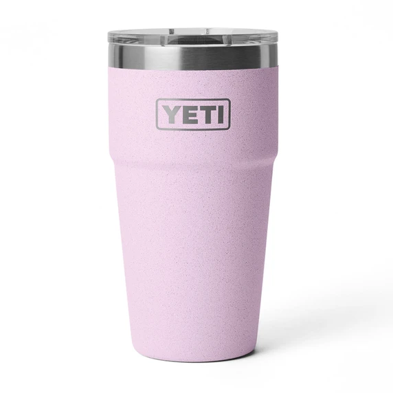 Yeti Rambler 20 oz. Stackable Cup with MagSlider Lid Image in Cherry Blossom