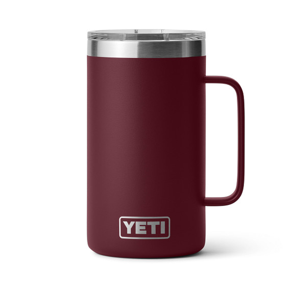 Yeti Rambler 24 oz. Mug with Magslider Lid Image in Wild Vine Red