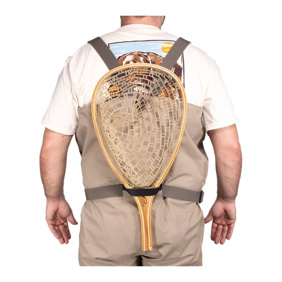 back close up image of Rogers Sporting Goods Elite Fishing Waders.