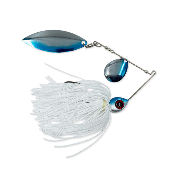 Blue Shiner/White Silver Glitter