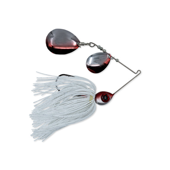 Head Hunter Lures Nasty 50/50 Double Colorado Spinnerbait in Red Shiner