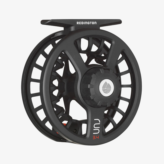 Redington Run Fly Reel Back Image in Black