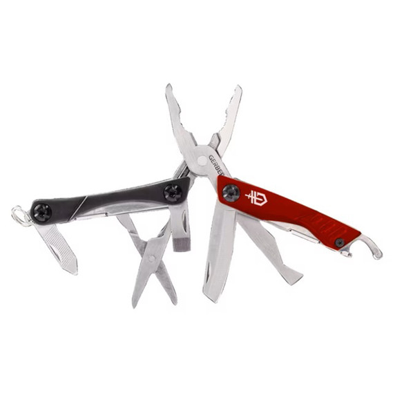 Gerber Gear Dime Red Multi-Tool Opened Image