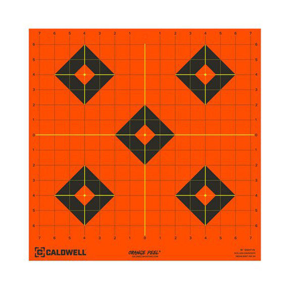 Orange Peel 'Sight-In' 8" Targets - 5 Sheets