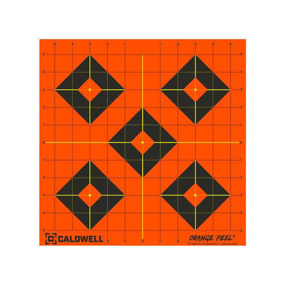Gen 2 12" Orange Peel Sight-In Targets, 5 Sheets Image
