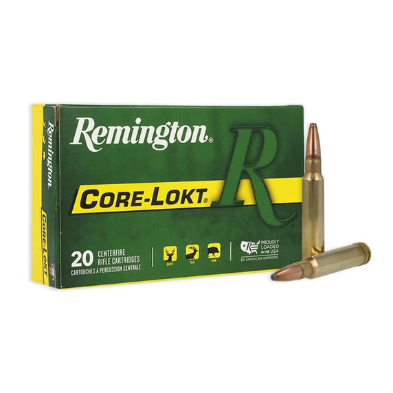 Remington 338 Winchester Magnum 250 Grain 2660 FPS Core-Lokt Rifle Ammunition - Box of 20 Image