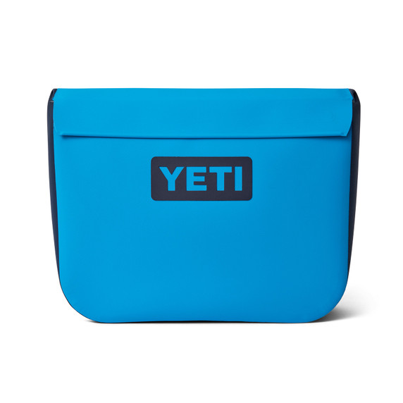 Yeti Sidekick Dry 6L Gear Case Front Image in Big Wave Blue/Navy