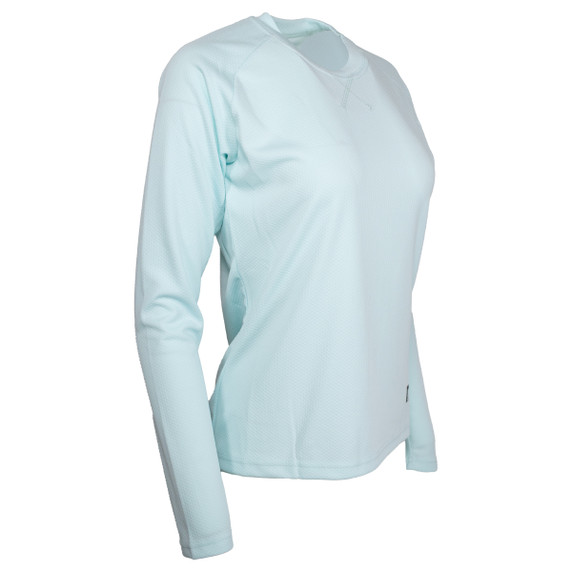 tilted image of Rogers Women's Avert Long Sleeve Shirt with Bug Protection.