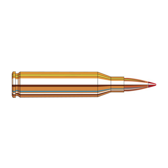 Hornady 243 Winchester 90 Grain ELD-X Precision Hunter Rifle Ammunition Cartridge Image