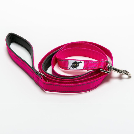 ROCT Trailhead Dog Leash with Padded Heel Handle Image in Pink