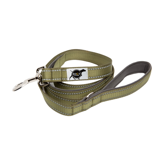 ROCT Trailhead Dog Leash with Padded Heel Handle Image in Green