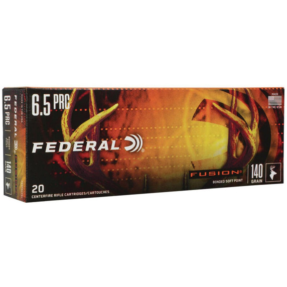 6.5 PRC 140 Grain Fusion Rifle Ammunition, Box of 20