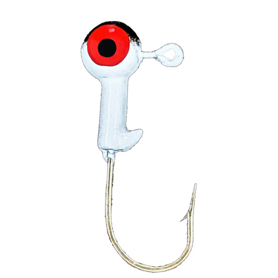 Painted Ball Head Jigheads with Bronze Hook, 10 Pack