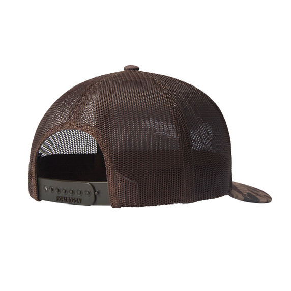 Brown Duck Camo Trucker Hat Back Image