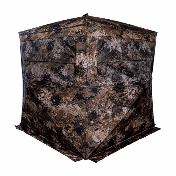 Buck Bourbon Rackhouse 300+ One-Way Mesh Hunting Blind Closed Image