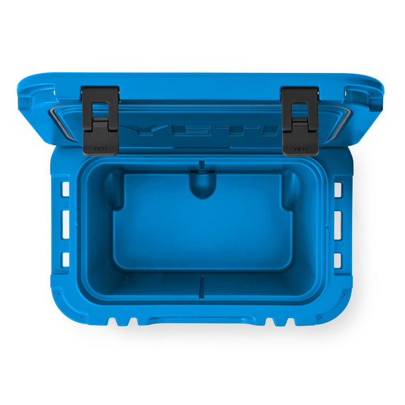 Top Image of the Yeti Roadie 32 Wheeled Cooler.