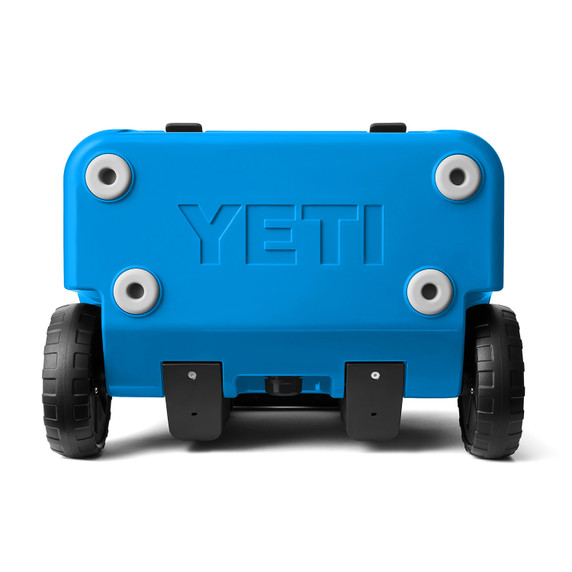 Bottom Image of the Yeti Roadie 32 Wheeled Cooler.