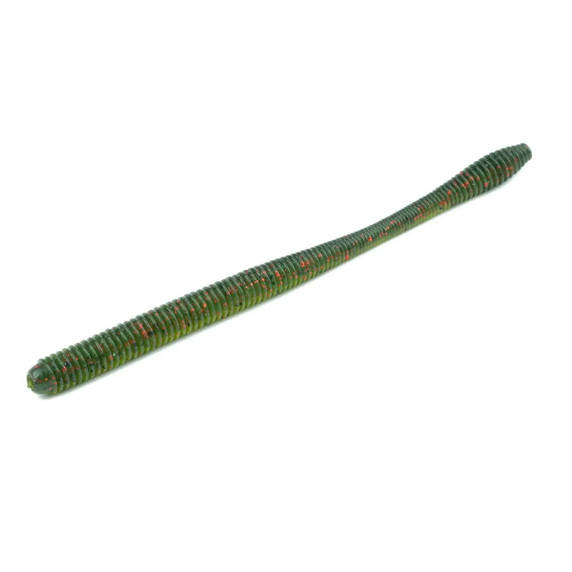 Image of the 6th Sense Divine Shakey Worm in Darkmelon Red