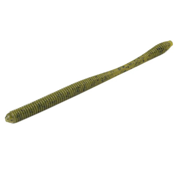 Image of the 6th Sense Divine Shakey Worm in Green Pumpkin