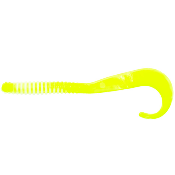 Rogers 4.5" Tease Trailer - 10 Pack Image in Chartreuse/White
