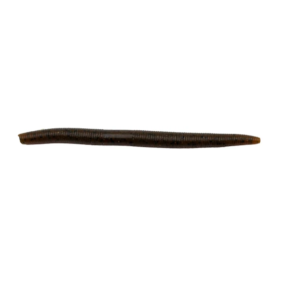 image of Rogers 5" Stim Worm - 10 Pack in Green Pumpkin.
