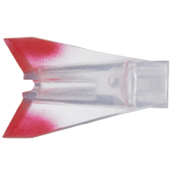 Image of the Acme Hyper Hammer Replacement Tails in Clear Red 40